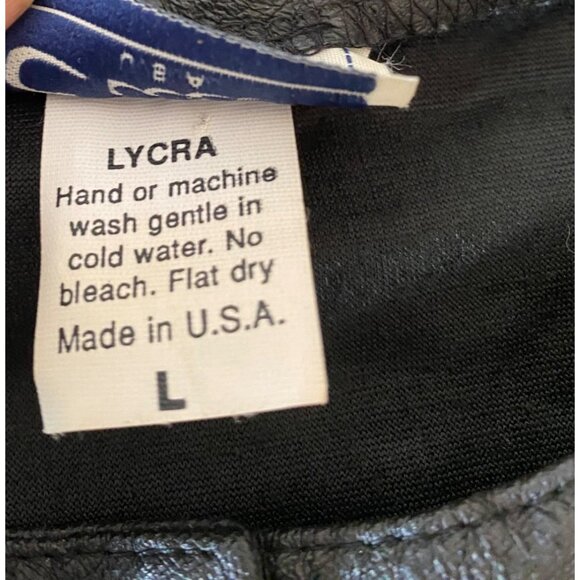 Elite USA Sequin Polka Dot Black Jacket Faux Leather Trim & Button Front Large - Picture 6 of 11